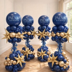 Стойка с логотипом